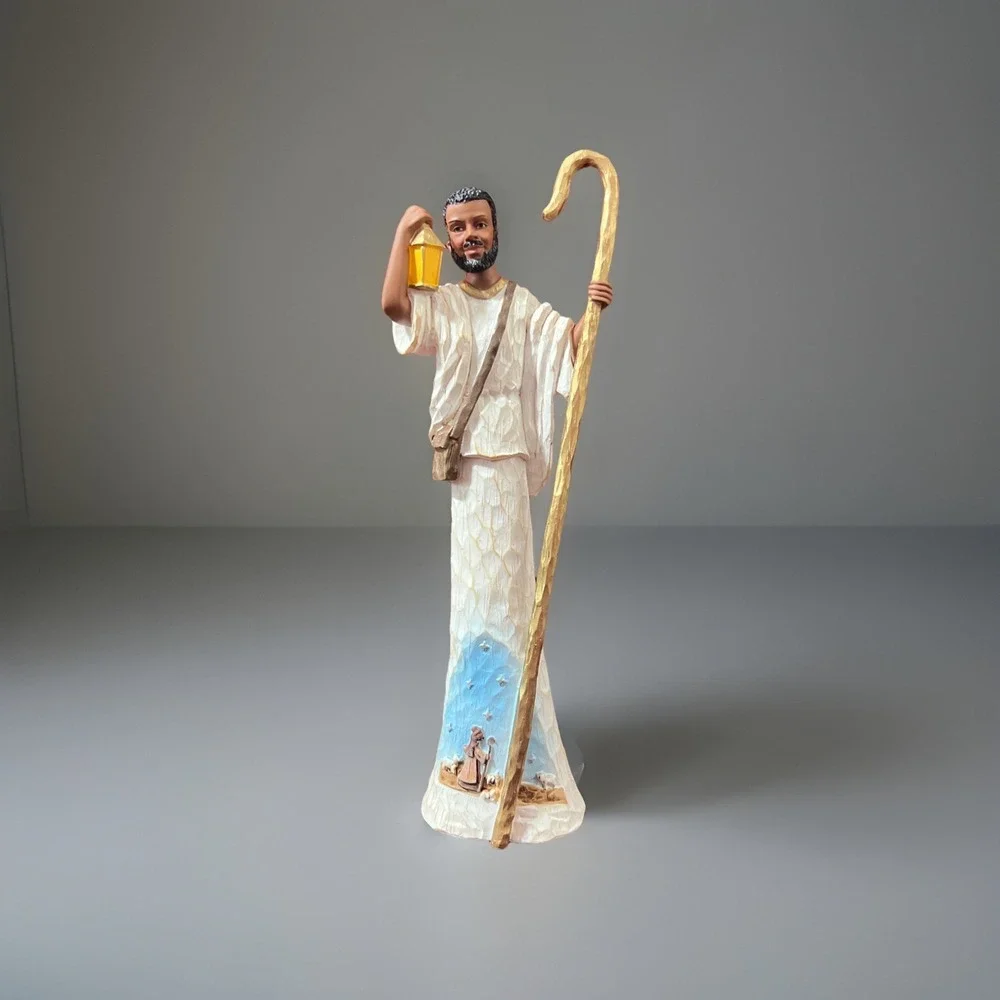 Hawthorne Village 2009 Thomas Kinkade Elegant Blessings Faithful Shepard A0155‎